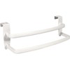InterDesign Axis Over The Cabinet Towel Bar, Double 9-Inch, Bronze