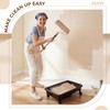 20 Inch Rolling Paint Tray with Wheels, Large Capacity &