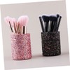 PACKOVE Makeup Brush Holder Black Desktop Organizer for Makeup Brushes