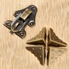 dophee Retro Decorative Lock, Latch Hasps, Pulls Handles, Hinges and