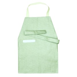 Maitri Learning Montessori Preschool Apron: Water-resistant Eco-Laminated Cotton (Sage)