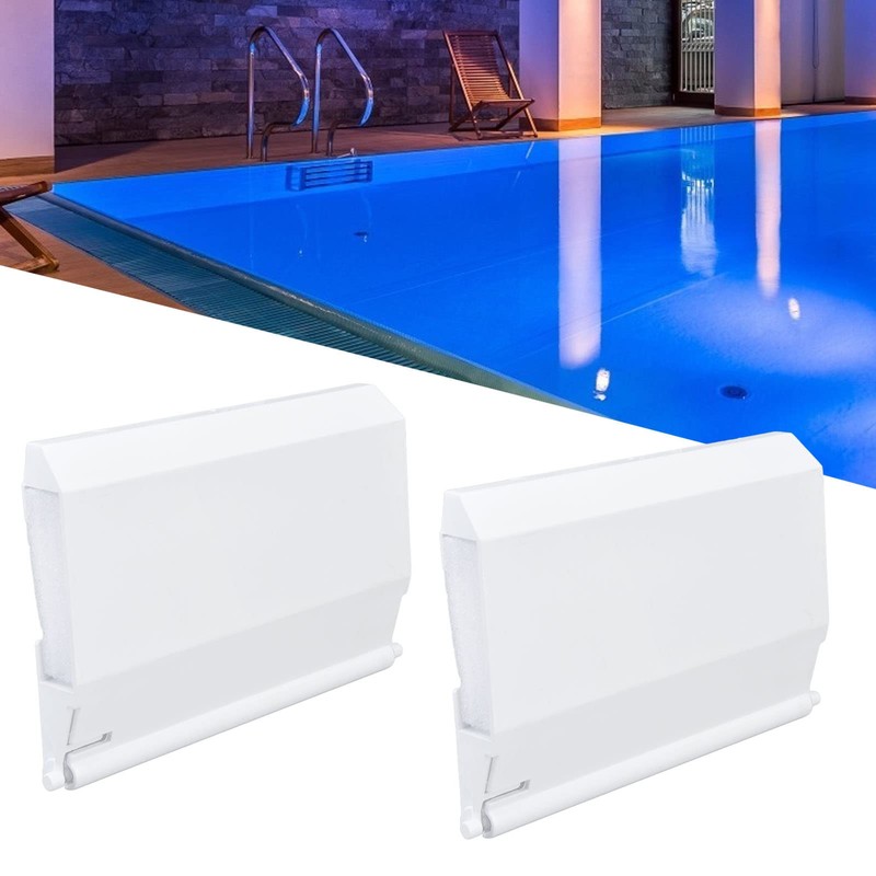 Hapivida 2pcs Swimming Pool Skimmer Lid 19.5x14cm Plastic Skimmer Cover