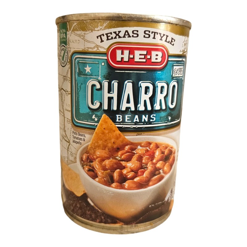 HEB Texas Style Charro Beans 15 oz, 6 Cans -