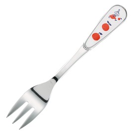 MOOMIN MM032-851 Color Series Stainless Steel Fork, 5.5 inches (14 cm), Little My Red, Scandinavian Miscellaneous Goods, Present, Gift, Made in Japan