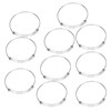 10Pcs Stainless Steel Bangle 1.6mm Adjustable Expandable Coil Bracelet DIY