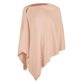 Lacretazhi Women'S Shawl Wraps Poncho Sweater Lightweight Knit Scarf With Buttons Versatile Cape Cardigan Spring Summer Fall(Khaki)