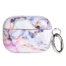 Velvet Caviar Compatible with AirPods Pro Case 2nd and 1st Generation - Cute Protective Hard Cover for Women - White Marble