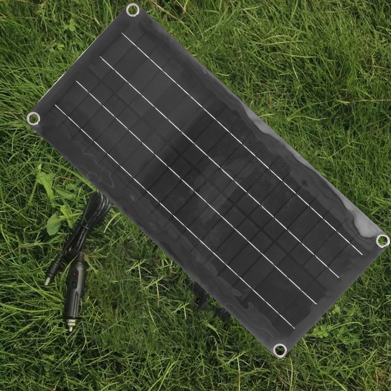 30W Solar Panel Kit Waterproof Polysilicon Multiple Interface Solar Panel