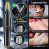 Ultra-Thin Electric Nose & Ear Hair Trimmer for Grooming –