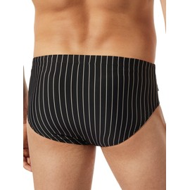 Schiesser Men's Briefs Comfort Swimming Trunks, black