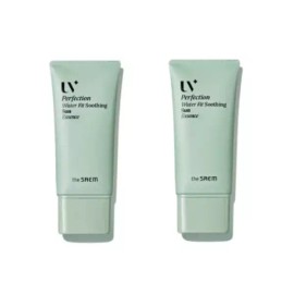 THE SAEM 더샘 유브이 퍼펙션 선크림 에센스 워터핏 수딩 X2개 The Saem UV Perfection Sun Cream Essence Water Fit Soothing X2