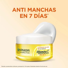 Crema Garnier Express Aclara Antimanchas Con Vitamina C 50ml Todo Tipo De Piel