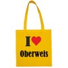 Reifen-Markt Tasche I Love Oberweis Größe 38x42 Farbe Gelb Druck