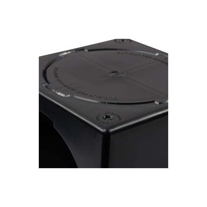 NDS 900BKITRTL1PK Square Catch Basin Drain Kit with 2-Opening Catch