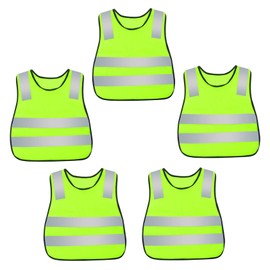 Kids Safety Vests Reflective Traffic Waistcoat 5 Pack