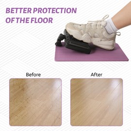 2 Pcs Sewing Machine Mat,Sewing Machine Muffling Mat Pedal Mat,Sewing Machine Foot Pedal Non-Slip Pad,Waterproof Easy to Clean,Sewing Machine Foot Pedal Accessories(Pink,Purple)