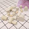 Heatigo Solid Rubber Stopper, 30 Pack White Solid Rubber Stopper