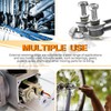 Rustark 211Pcs 14 Sizes 304 Stainless Steel E-Clip External Retaining