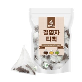 Oh Herb Cassia Tea Bags Cassia Tea 100 pcs Cassia Tea Triangle Tea Bag Tea for Drinking Water Substitute, 1 Pack, 100g / 오허브 결명자 티백 결명자차 100개 결명차 삼각티백차 식수대용, 1개입, 100g