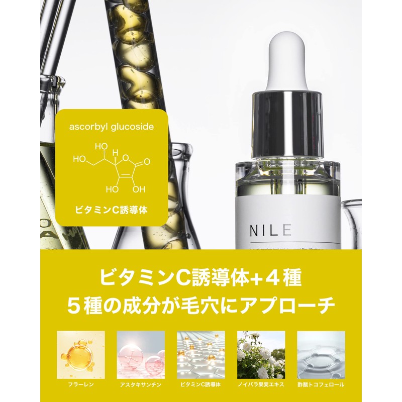 NILE Beauty Serum, Perfect Serum, Pores, Retinol, Astaxanthin, Vitamin C