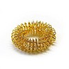 Finger reflex zones acupressure ring massage ring color gold, yin large