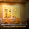 CycevSun 3 Inch Black LED Recessed Lights with Night Light,