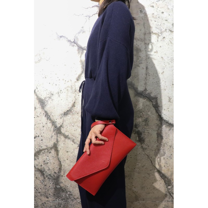 SH Leder Genuine Leather Clutch Shoulder Bag Small Bag Elegant