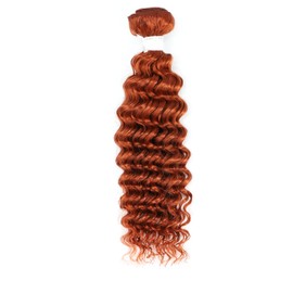26 Inch #350 Ginger Color Deep Wave Bundle 100% Human Hair One Bundle Hair Extension for Women