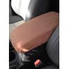 Car Console Covers Plus Made in USA Fleece Center Armrest Console Cover Designed for Toyota Highlander Models 2008-2013 Brown