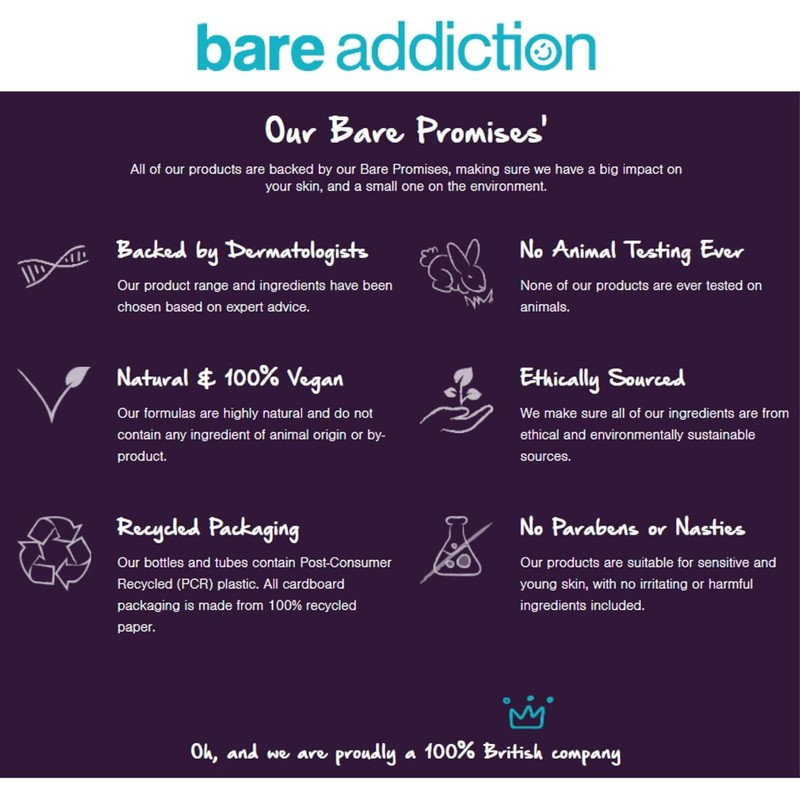 Bare Addiction Everyday Skincare Kit: Day and Night Moisturiser, Rapid