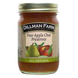 Dillman Farm Pear Apple Chai Preserves, 16oz (Pack of 6)