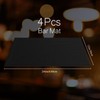 Tioncy 4 Pcs Bar Mat for Countertop 24 x 12