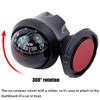 TSUGAMI Car Compass Ball, Dash Mount Adjustable Compass Ball with