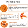 findmall 1/2 Inch Polyester Rope Double Braid Pulling Ropes for