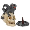 Incense Cone Burner | Black Dragon & Skull By Ann