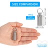 VANSU Titanium Waterproof Keychain Pill Holder Container,Portable Mini Size Pill