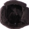 Harssidanzar Men Women Aviator Hats Genuine Sheepskin Shearling Leather Winter