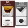 MUZTINTE #4 Cone Coffee Filters,100 Count (Pack of 1)，4 Coffee