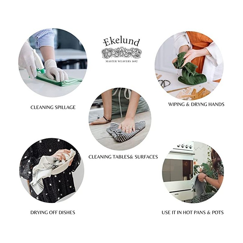 Ekelund - Kitchen Towel Vinteräpple 35 x 50 cm 100%