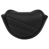 Golf MId Hlaf Mallet Putter Head Cover Magnetic Closure Heel-shaft