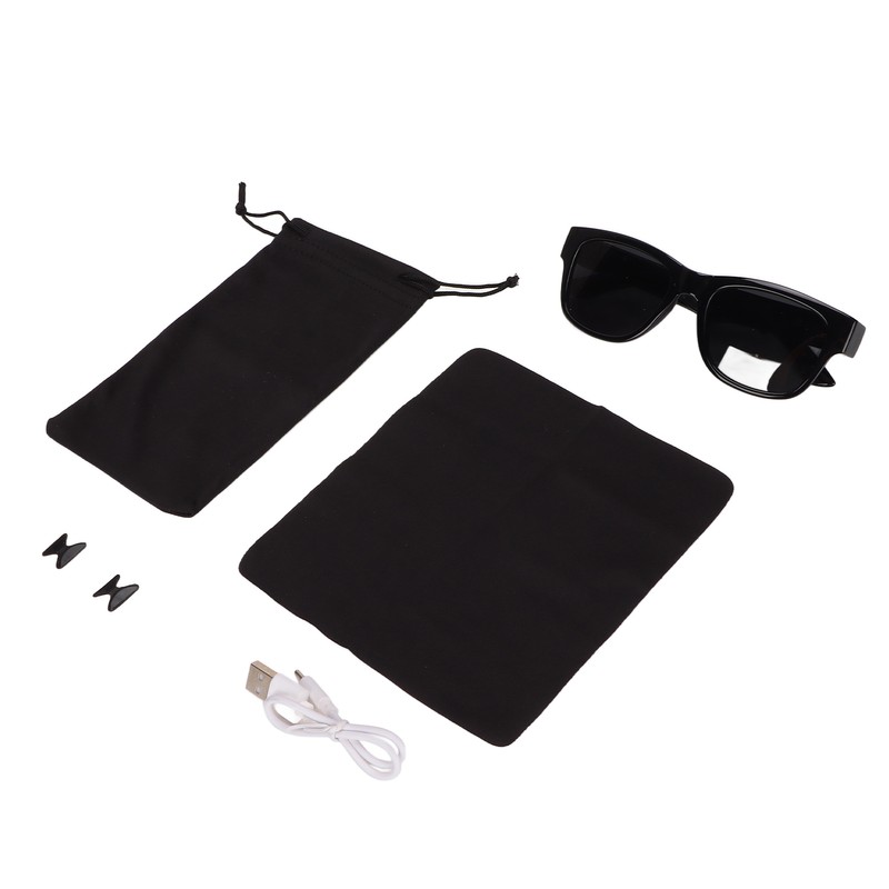 Smart Sunglasses Multifunctional Wireless Bluetooth Sunglasses for PC Laptop ComputerDark