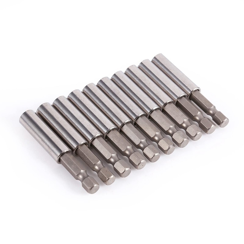 Magnetic Extension Socket Drill Bit Holder 10pcs 1/4" Hex Magnetic