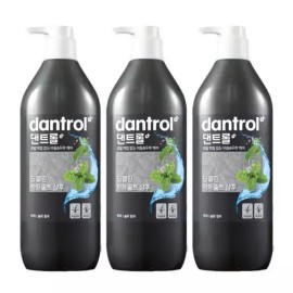 Dantrol 댄트롤 딥클린 박하 솔트 샴푸 820ml x 3개 Dentrol Deep Clean Peppermint Salt Shampoo 820ml x 3