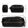 Londo Genuine Leather Travel Toiletry, Makeup, Shaving Organizer Bag -