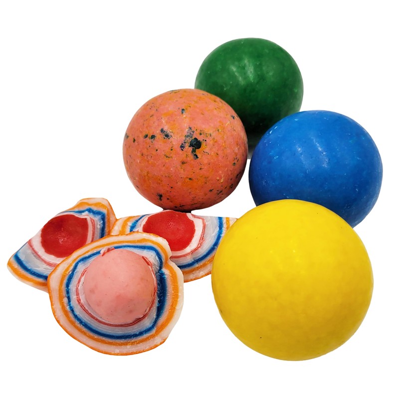 Fruidles The Big Bruiser Jawbreaker Jumbo Psychedelic Jawbreaker with Candy