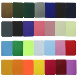 vibedor 28 PCS Iron on Patches for Clothing Repair, Multicolored Patches for Bags, Jeans and Hats, Clothing Repair Decorating Kit 3.7" by 4.9"