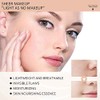 Crema Hidratante Base de Maquillaje Líquida Correctora Natural con Hidratación