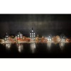 Emryn House 5pc Farmhouse Village Set with String Lights