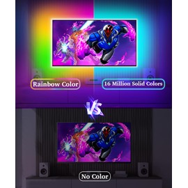 MORIACC LED Strip Lights 23ft for TV 75-100inch, TV Backlight TV Lights Behind, ICRGB Smart LED for TV with APP Remote Control, Bluetooth Music Sync LED Lights for Bedroom