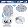Shower Head High Pressure Rain, Fixed Showerhead 5-Setting with Adjustable